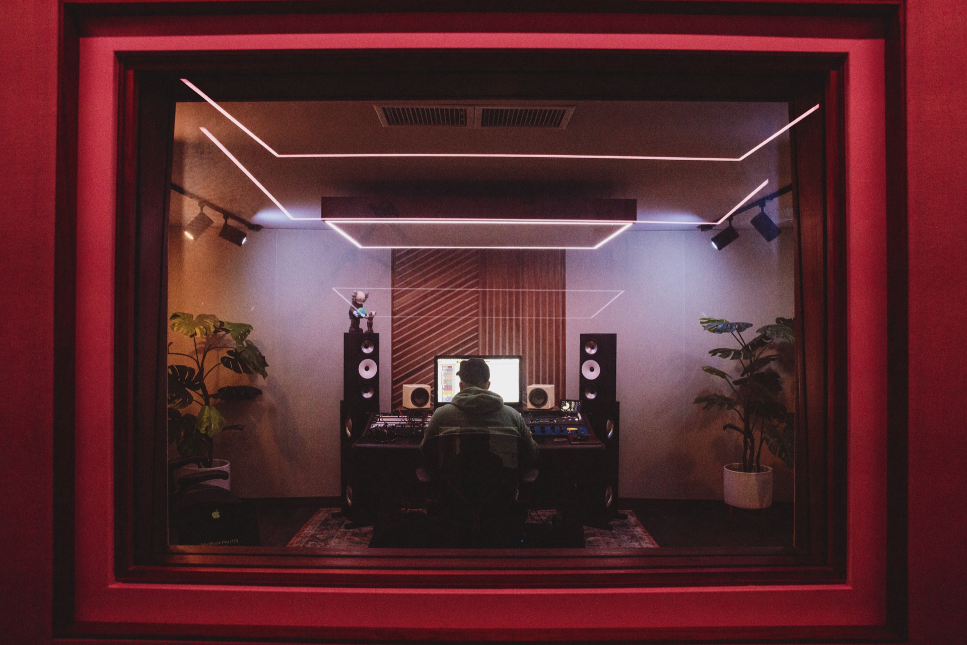 Robot Slap Studios through the window